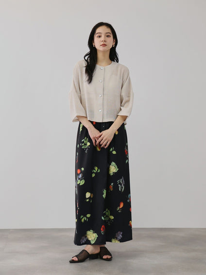 ラメッシュノーカラージャケット