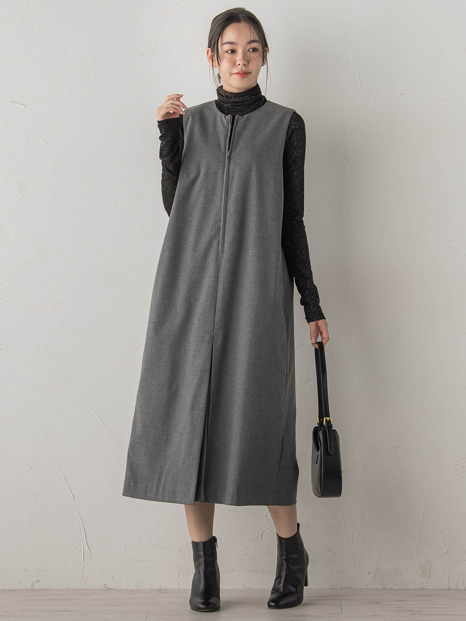 カシミヤシルクシアーラメカットソー≪手洗い可能≫