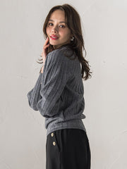 【WEB限定カラーあり】シームレスニット