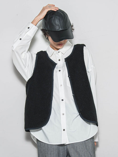 【WEB限定】4WAYキルティング×ボアブルゾン≪手洗い可能≫