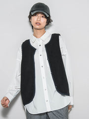 【WEB限定】4WAYキルティング×ボアブルゾン≪手洗い可能≫