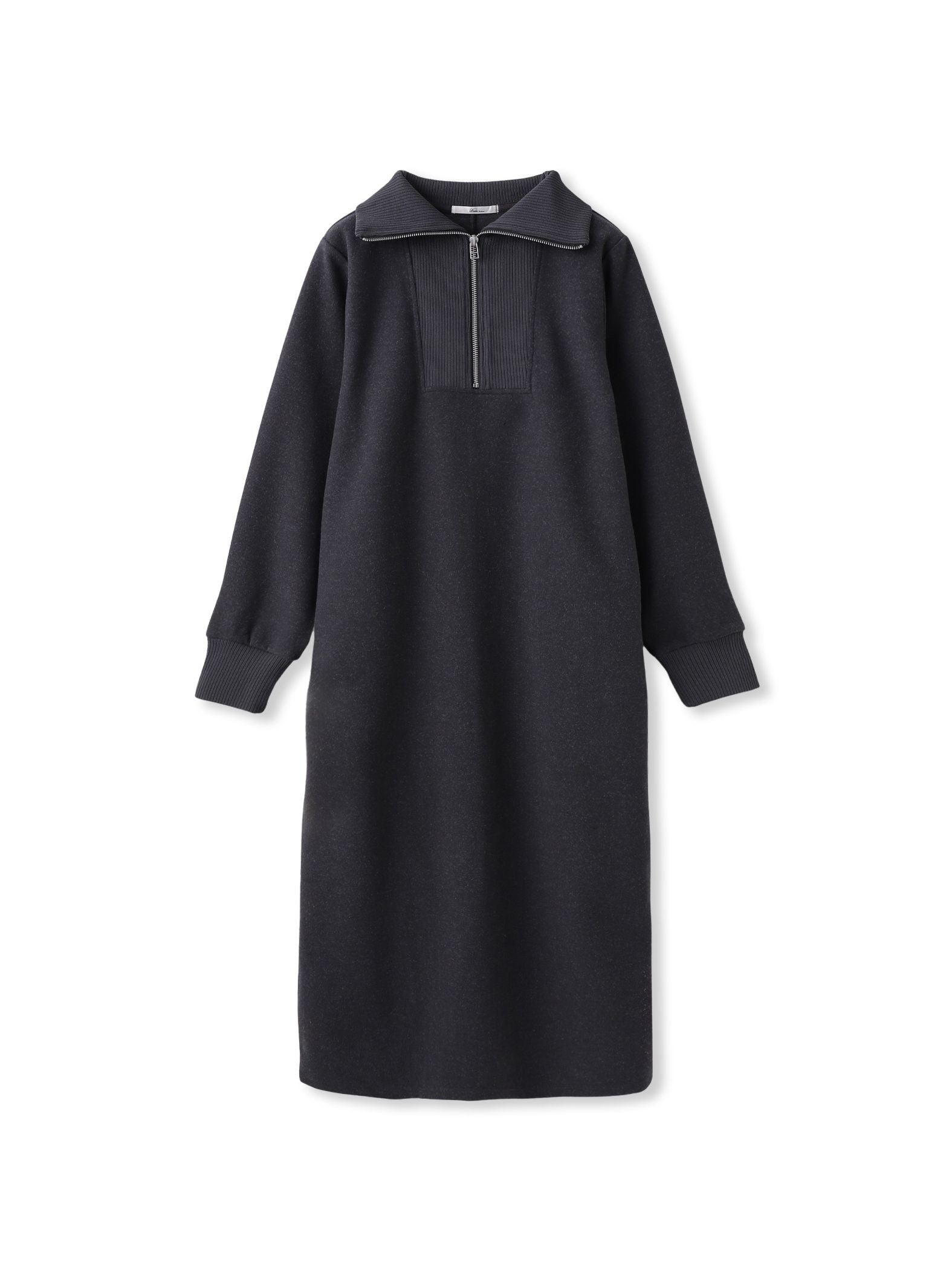 【WEB限定】圧縮起毛ステンニットワンピース≪手洗い可能≫