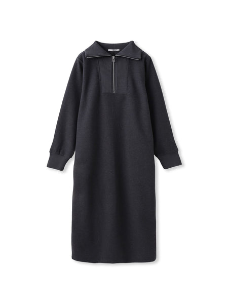 【WEB限定】圧縮起毛ステンニットワンピース≪手洗い可能≫