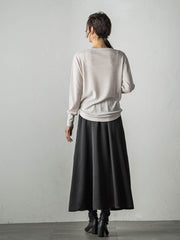 【WEB限定サイズあり】【洗えるニット】Brisbaneクルーネックプルオーバー