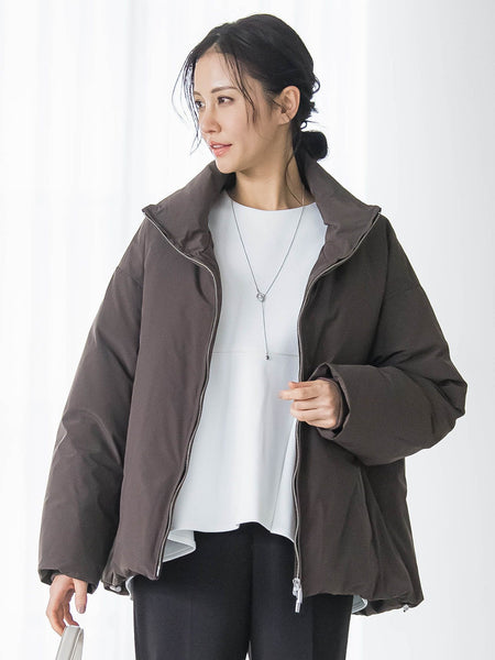 スタンドカラーダウンブルゾン≪WEB限定11号サイズ≫