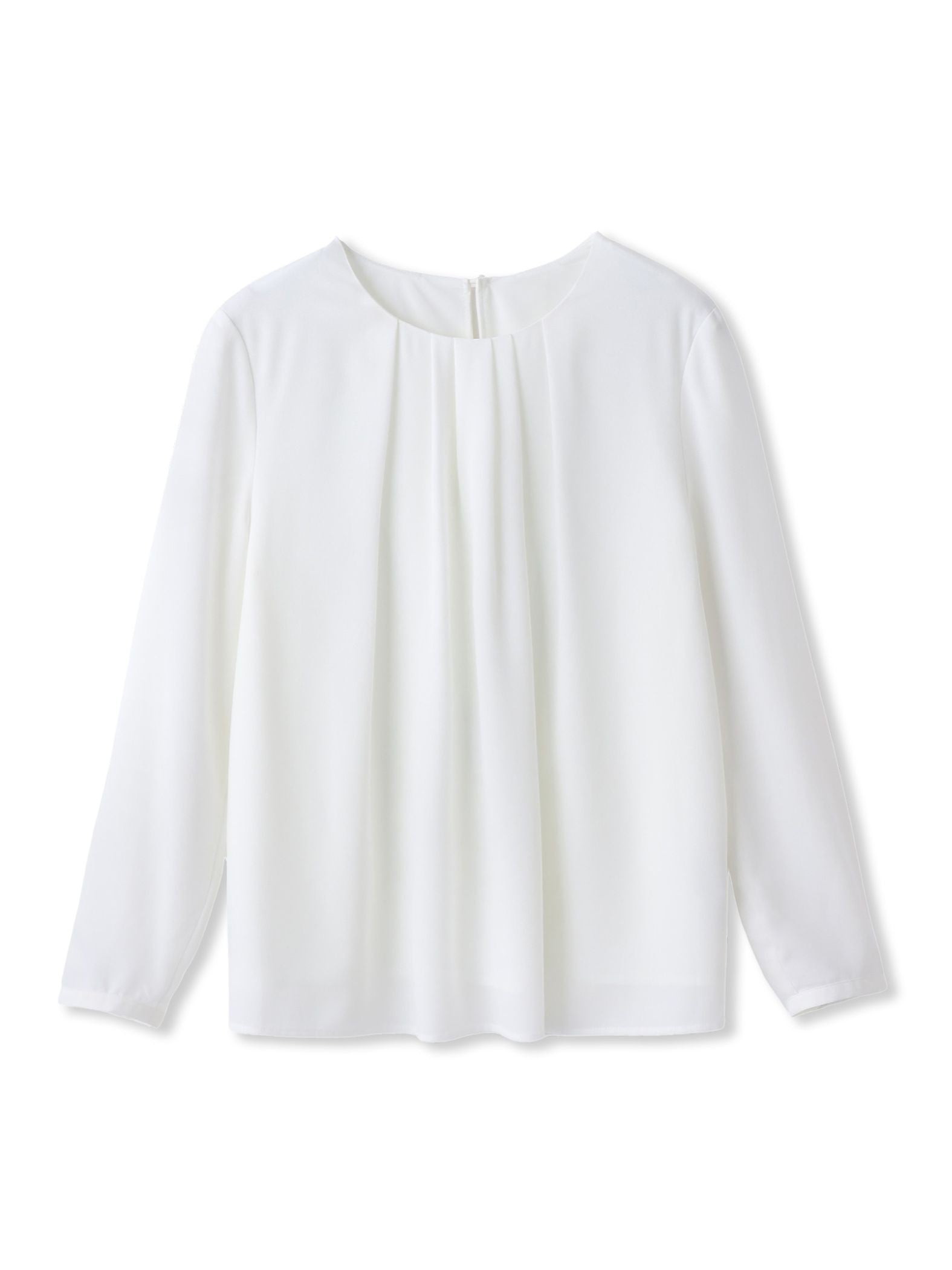 フロントタックブラウス≪透けにくい≫