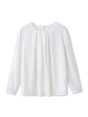 フロントタックブラウス≪透けにくい≫