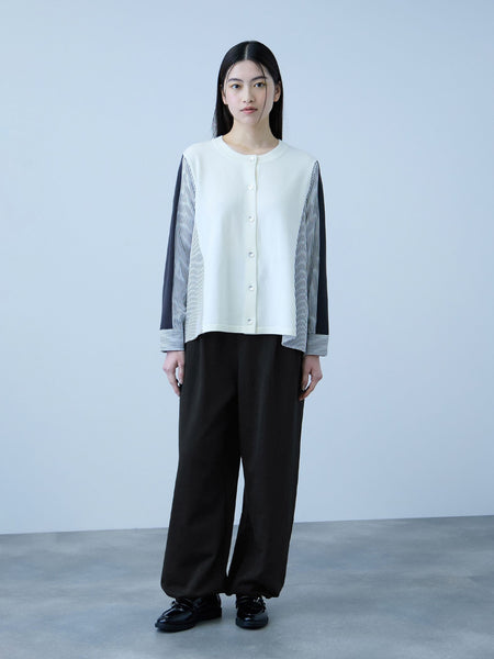 【着回し抜群】裏毛2タックパンツ