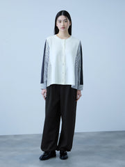 【着回し抜群】裏毛2タックパンツ