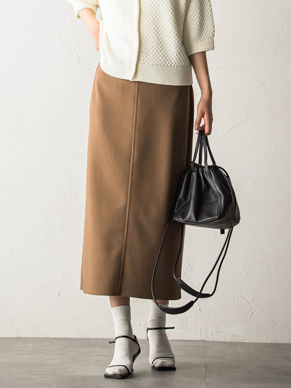 ジョーゼットダンボールAラインスカート≪セットアップ対応/洗濯機で洗える≫