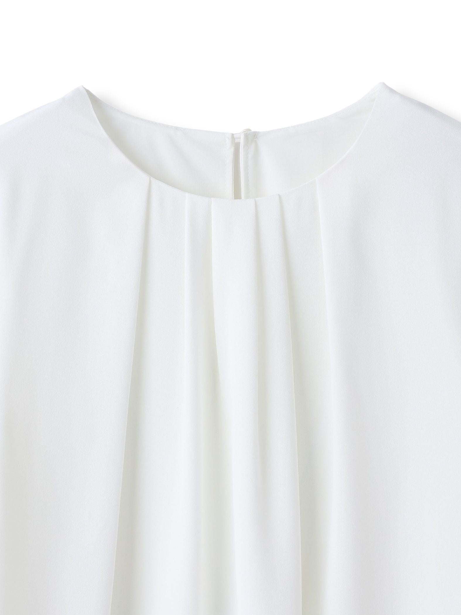 フロントタックブラウス≪透けにくい≫