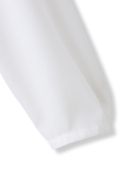 フロントタックブラウス≪透けにくい≫