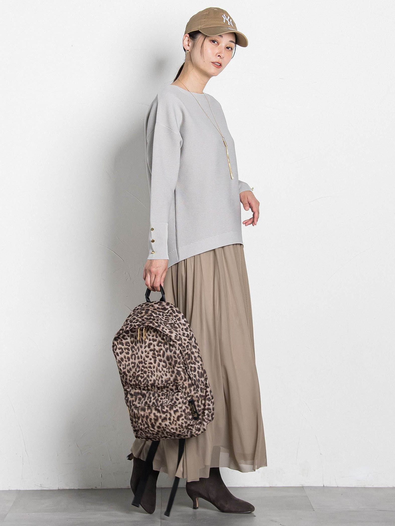 【WEB限定】ソデボタンガーターニット≪11号あり/洗える≫