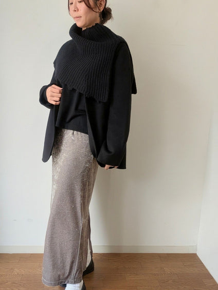 【予約販売】rib neck scarf