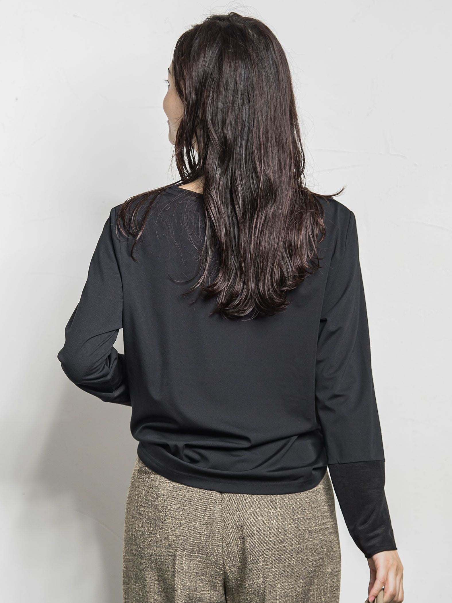 マシュマロポンチカットソー≪洗える/シワになりにくい≫