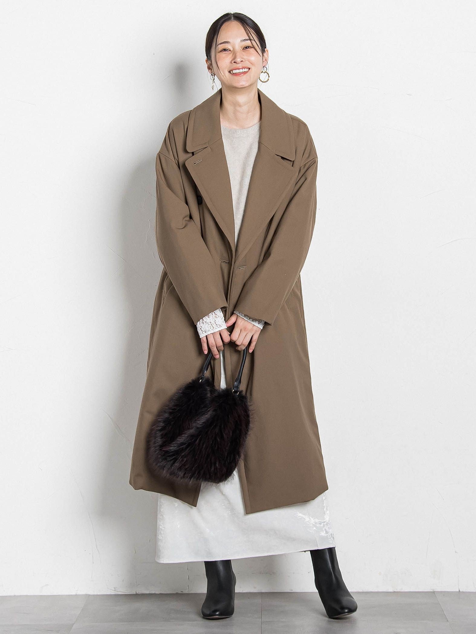 【コラボ商品】エディター東原妙子 × LAUTREAMONT /中綿オーバーコート