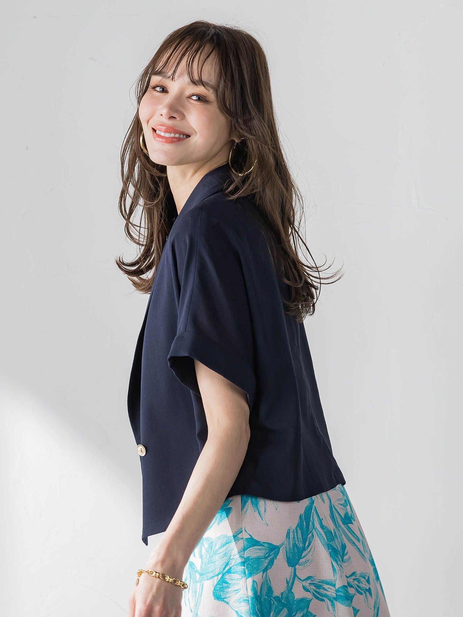 シアーショートジャケット
