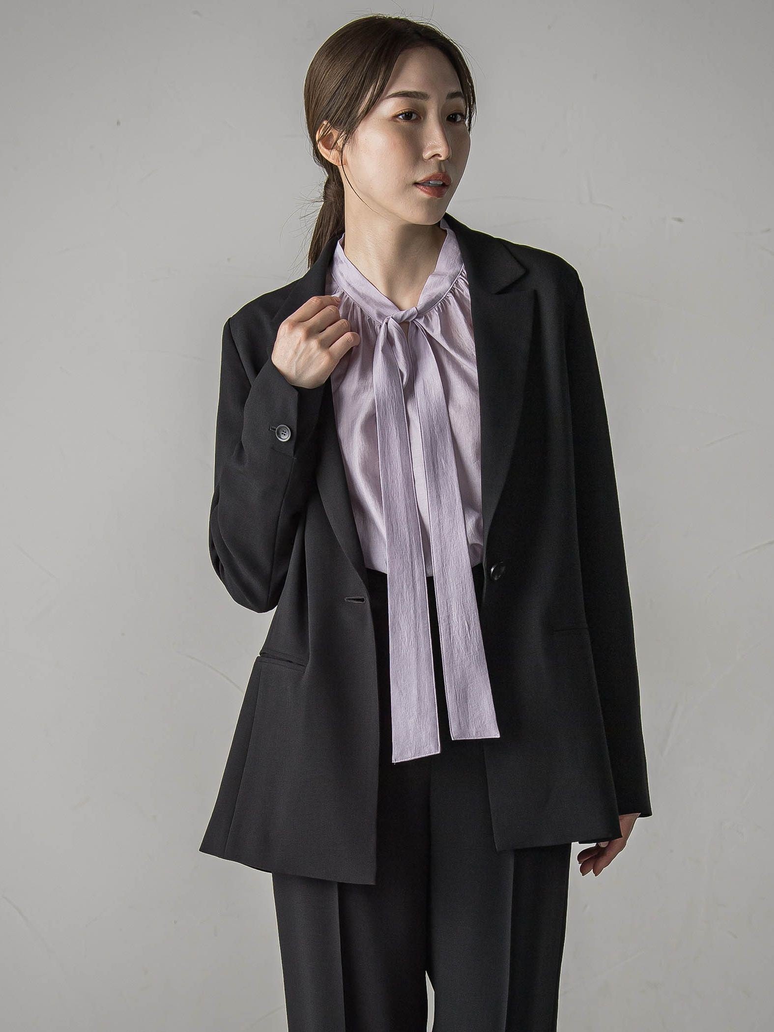 【旅楽シリーズ/極】メランジツイルジャケット≪手洗い可能≫