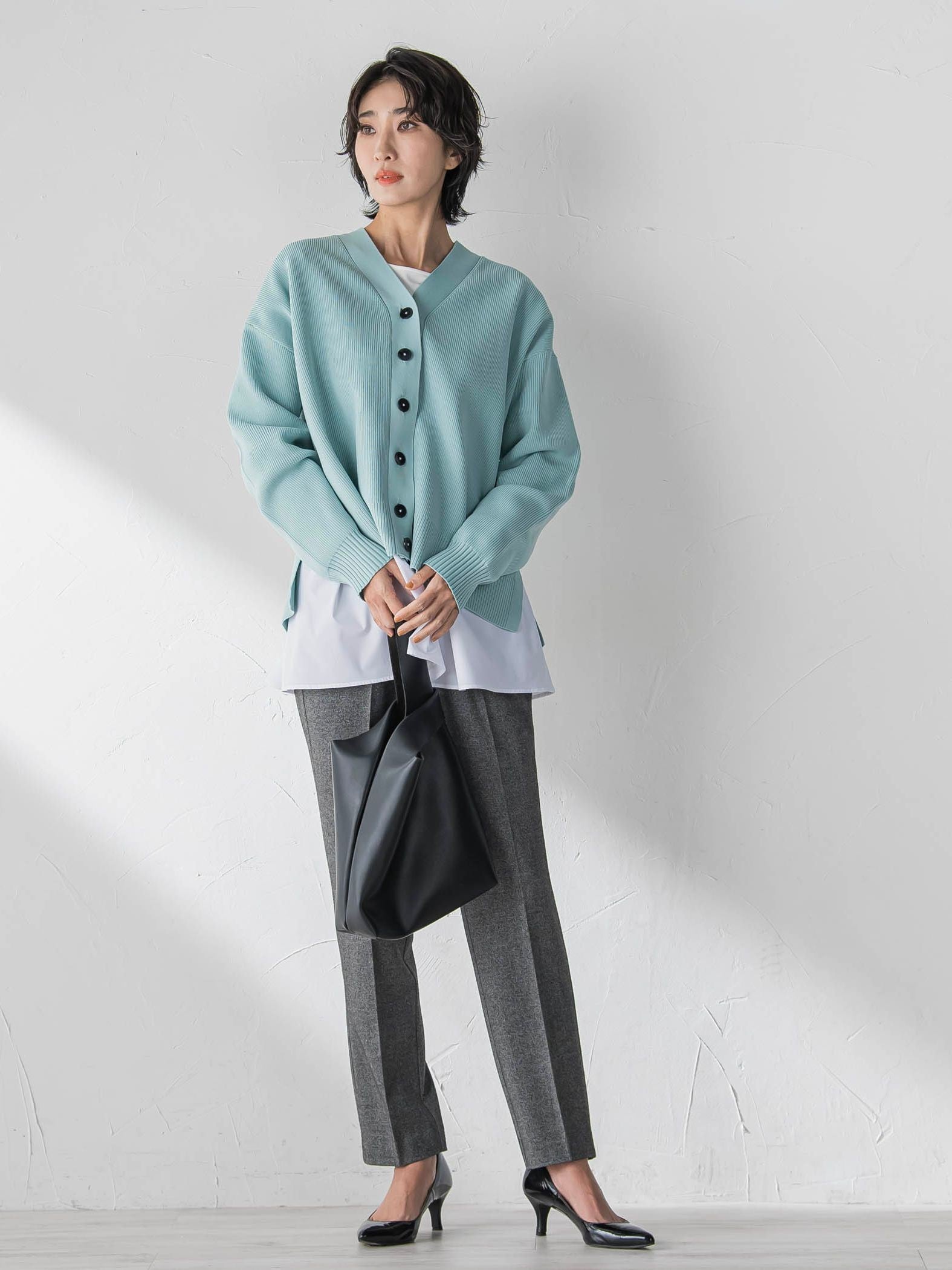 両面起毛2WAYストレッチテーパードパンツ