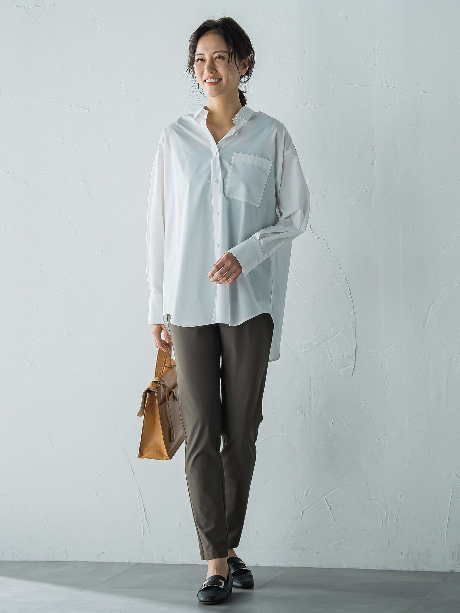 【WEB限定】ストレスフリーレギンスパンツ≪3サイズ/紫外線防止/接触冷感洗濯機で洗える≫