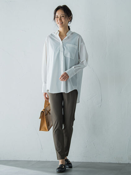 【WEB限定】ストレスフリーレギンスパンツ≪3サイズ/紫外線防止/接触冷感洗濯機で洗える≫