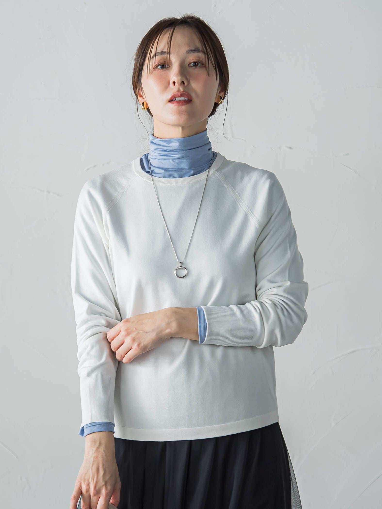 【WEB限定】エレカットベーシックニット