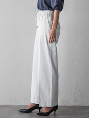 【WEB限定/+5cm丈長め】シェルタリングワイドパンツ