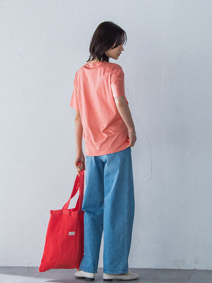 【WEB限定】【3サイズ】コットン汗じみ防止カットソー≪洗える/接触冷感≫