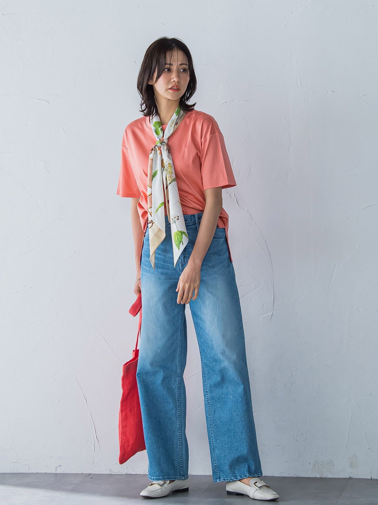 【WEB限定】【3サイズ】コットン汗じみ防止カットソー≪洗える/接触冷感≫