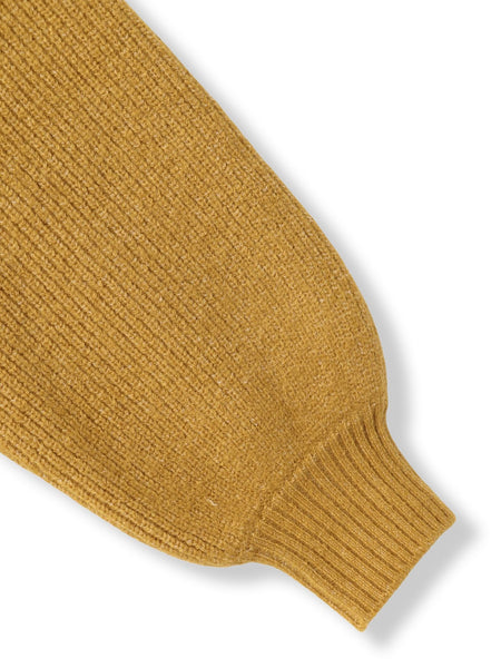 シャギージャガード切替えニット≪手洗い可能≫