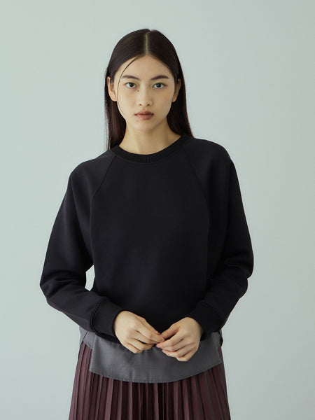 軽量ボンディングバックテールプルオーバー≪洗濯機で洗える≫