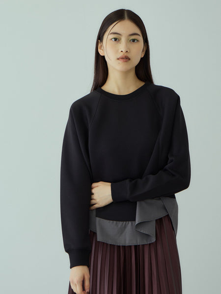 軽量ボンディングバックテールプルオーバー≪洗濯機で洗える≫