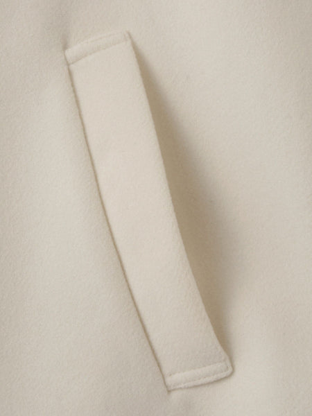 ウール調ジャージーオーバーサイズコート