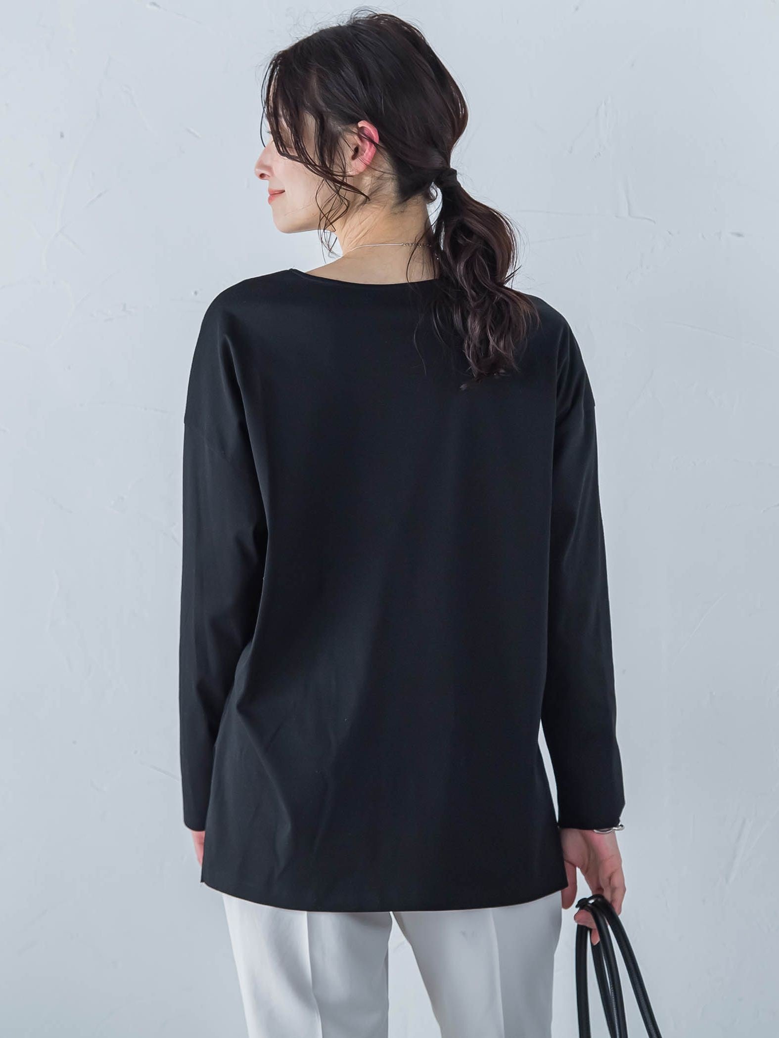 【WEB限定】プレミアムコットンコンフォートカットソー≪3サイズ/洗濯機で洗える/接触冷感≫