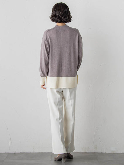 【大きいサイズ】【biyori】ピクシエスタワイドパンツ