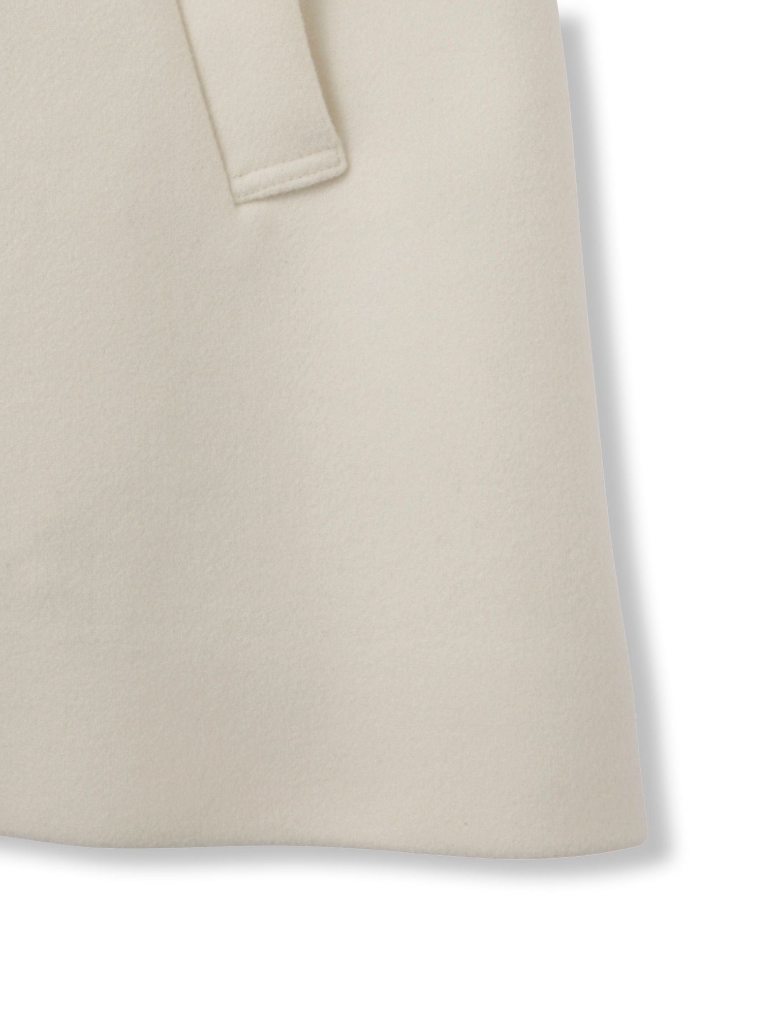 ウール調ジャージーオーバーサイズコート