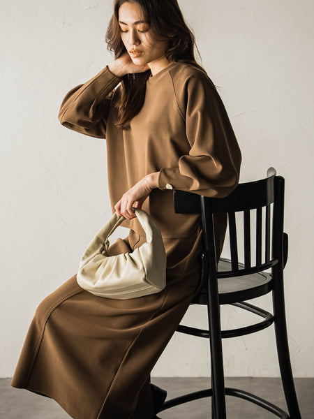 ジョーゼットダンボールAラインスカート≪セットアップ対応/洗濯機で洗える≫