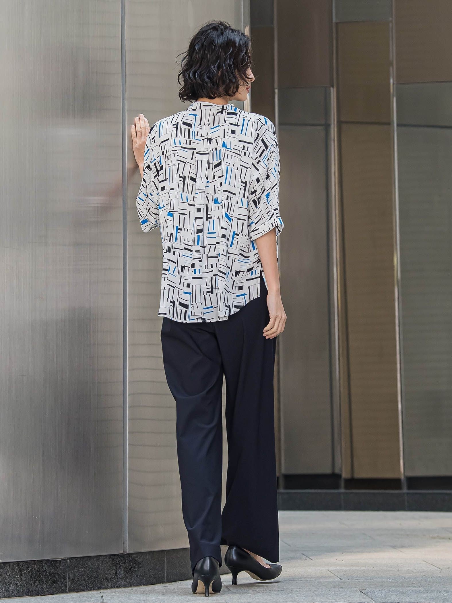【WEB限定】ハイテンションワイドパンツ≪洗濯機で洗える≫