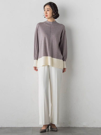 【大きいサイズ】【biyori】ピクシエスタワイドパンツ