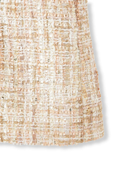 チュールレイヤーセットツィードジャケット