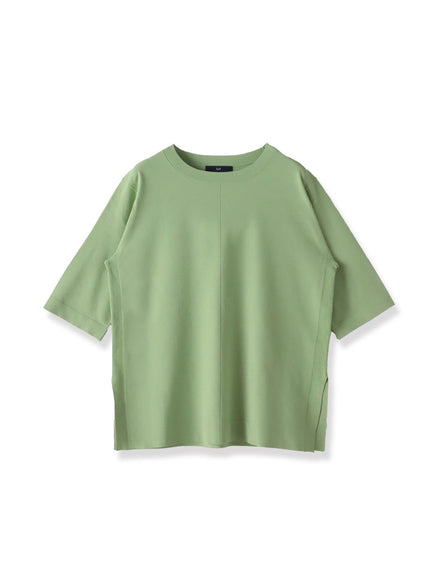Tシャツ風ニットプルオーバー≪手洗い可能≫