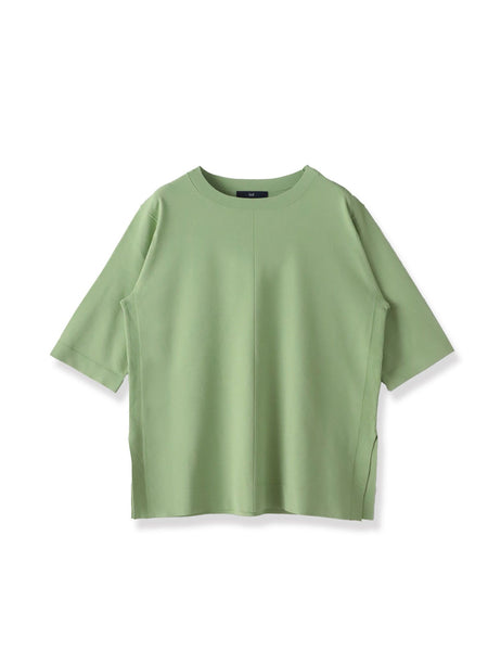 Tシャツ風ニットプルオーバー≪手洗い可能≫