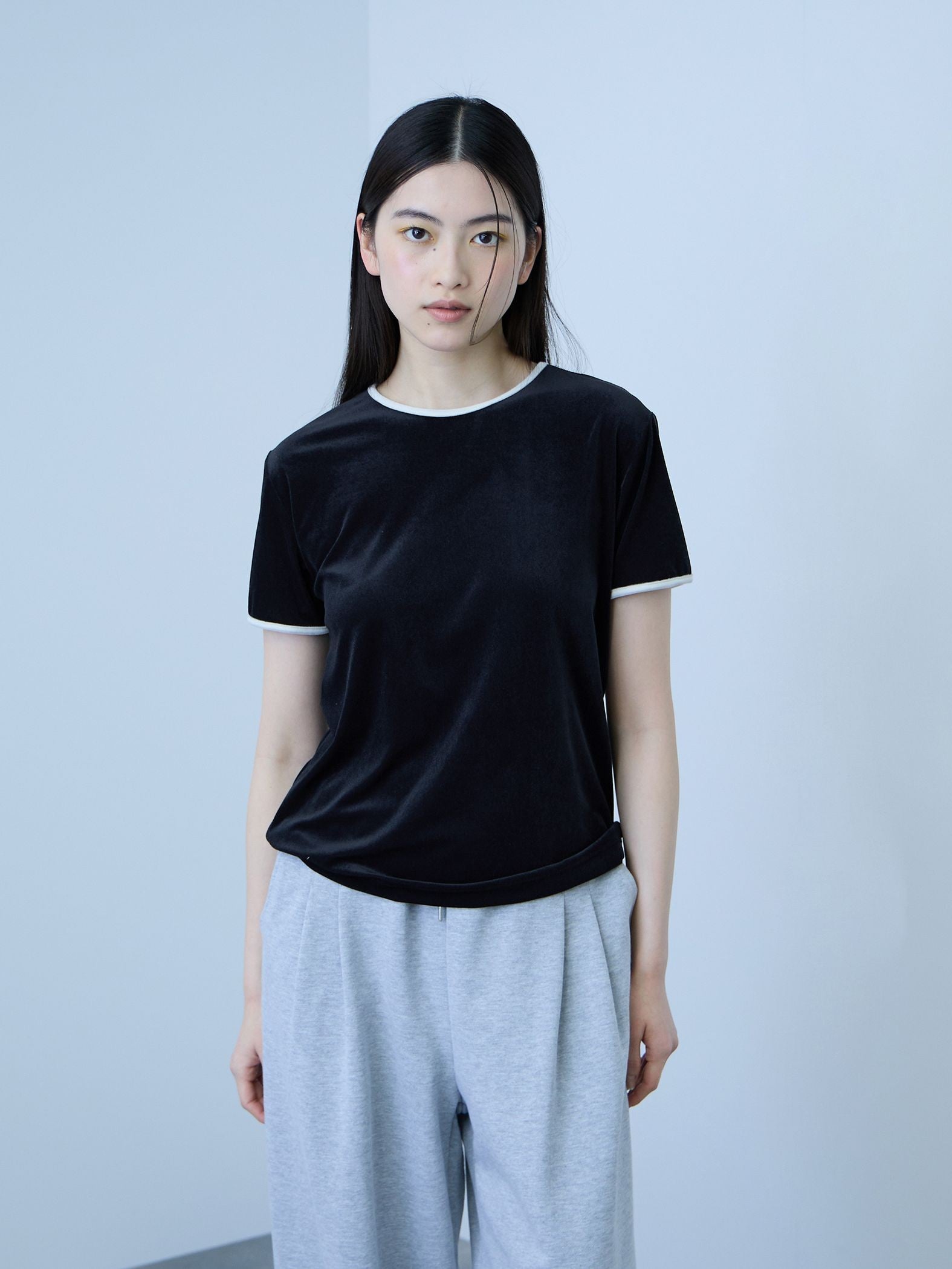 シアーベロアTシャツ【日本製】