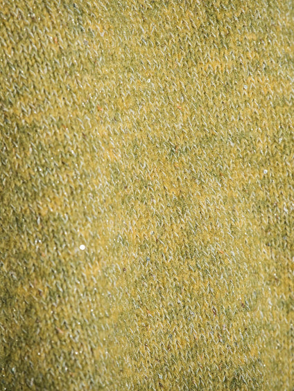 ラメスパンコールクルーネックニット≪手洗い可能≫