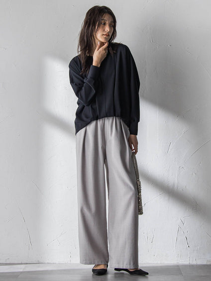 “ 叶える ” タックヘムドルマンショートプルオーバー