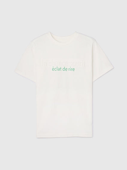 エンボスプリントTシャツ≪手洗い可能≫