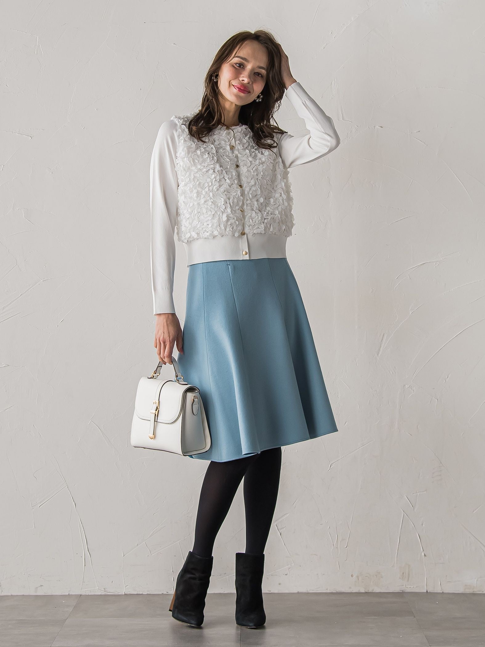 【新色追加】ルミナリー圧縮スムーススカート