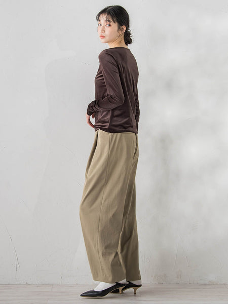 シアーベロアカットソー≪手洗い可能≫