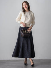 ツイードラメマーメイドスカート