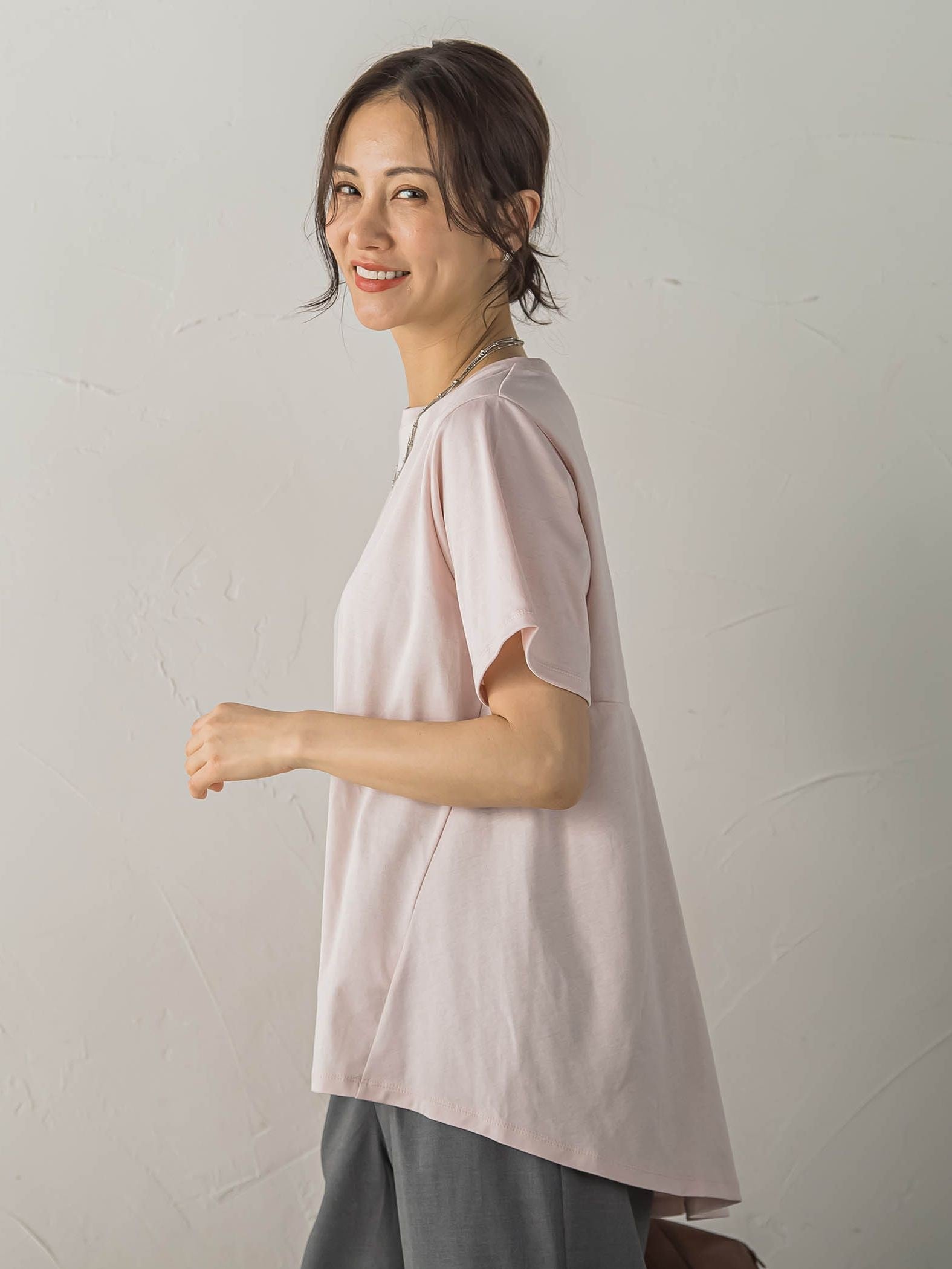 【WEB限定】≪気分で選べる12色展開！≫ジュエリーカラーカットソー